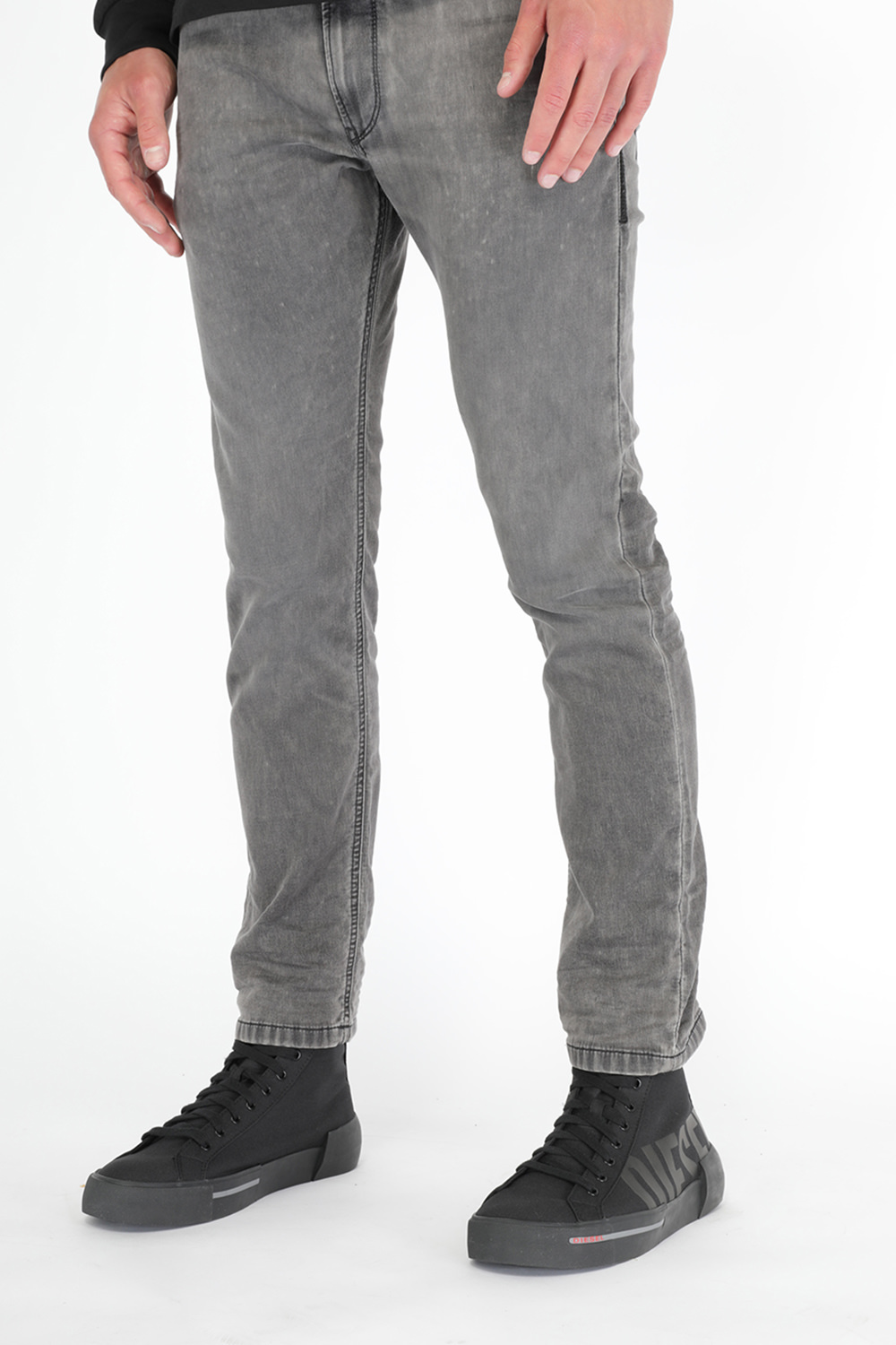 תמונת כל הלוק של S-Dense Mid Cut Sneakers in Black